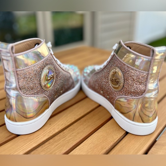 Christian Louboutin Sneakers w/ Swarovski Crystals - Picture 9 of 9